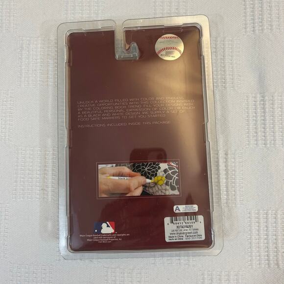 New York Yankees Ceramic Jersey Color Me Ornament With Markers Bronx Bombers TSA - Picture 5 of 9